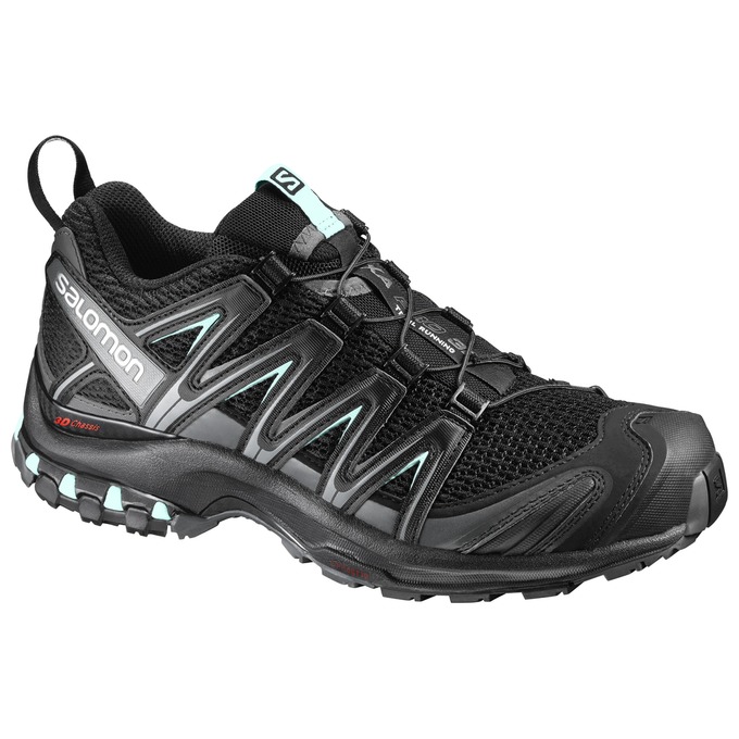 Chaussures De Trail Running Salomon Femme Noir - Salomon XA PRO 3D W - France (8569-MRCYK)